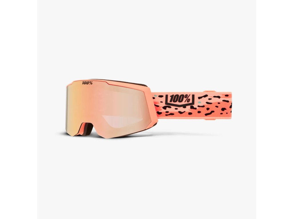 SNOWCRAFT S HiPER Goggle Safari - Mirror Peach Lens