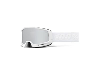 OKAN HiPER Goggle - White/Silver - Mirror Silver Lens