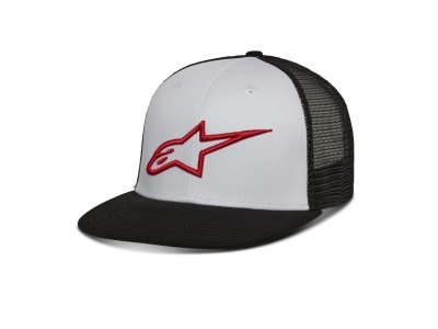 ALPINESTARS CORP TRUCKER HAT KŠILTOVKA WHITE/BLACK