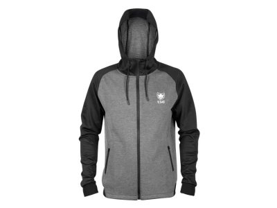 Mikina TSG Aero zip hoodie Black grey