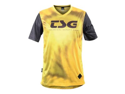 Dres TSG Waft Jersey krátký rukáv ochre black